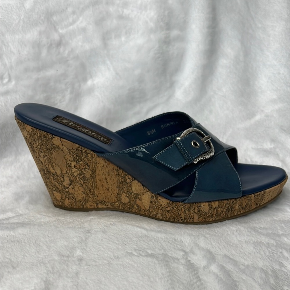 BRIGHTON SUMMER CORK WEDGE SANDAL ~ LIKE NEW!